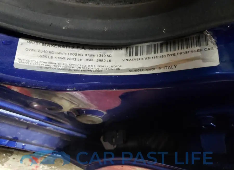 ZAM57RTA3F1140553# 12