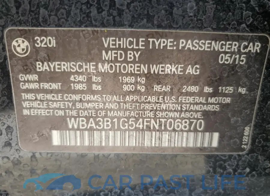 WBA3B1G54FNT06870# 12