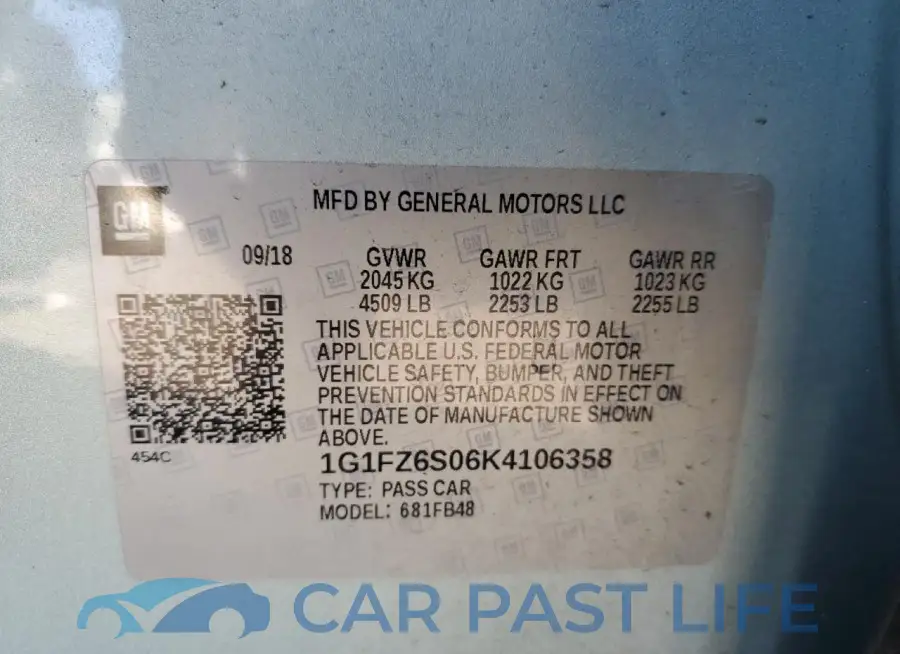 1G1FZ6S06K4106358# 12
