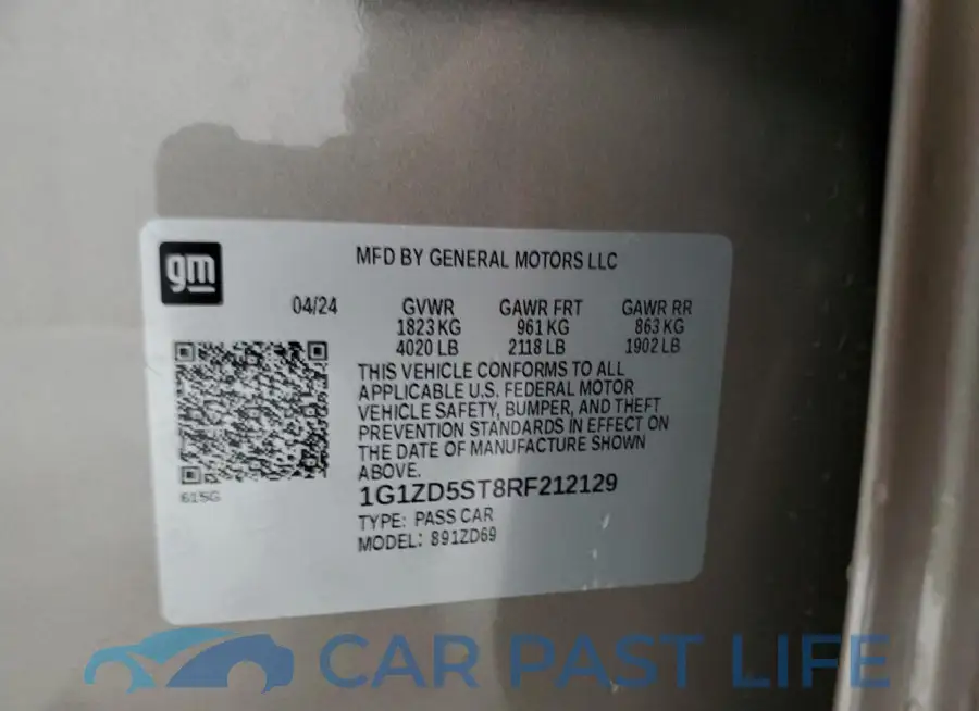 1G1ZD5ST8RF212129# 13