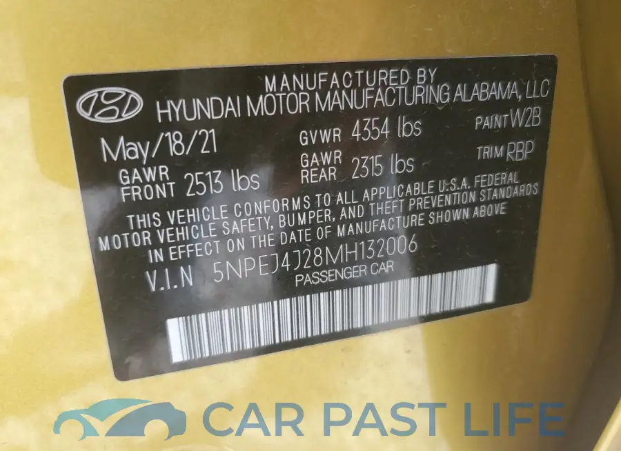 5NPEJ4J28MH132006# 12