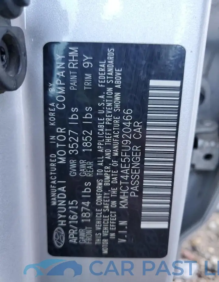 KMHCT4AE5FU920466# 13