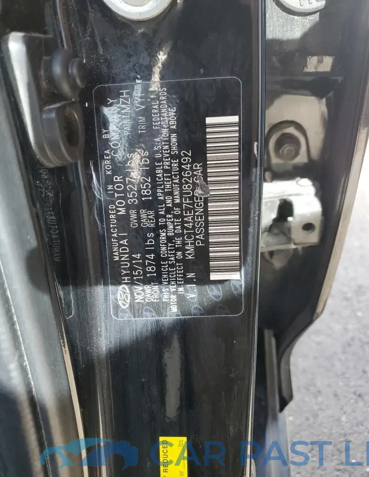 KMHCT4AE7FU826492# 12