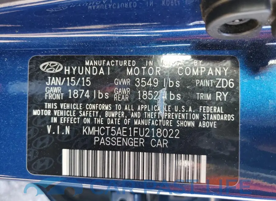 KMHCT5AE1FU218022# 13
