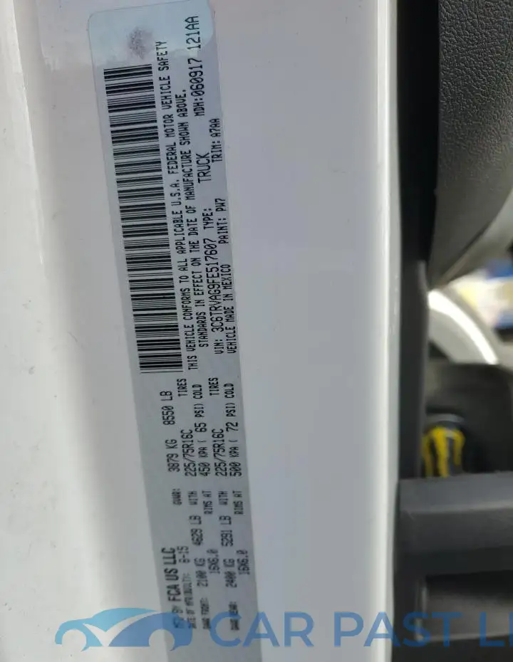 3C6TRVAG9FE517607# 13
