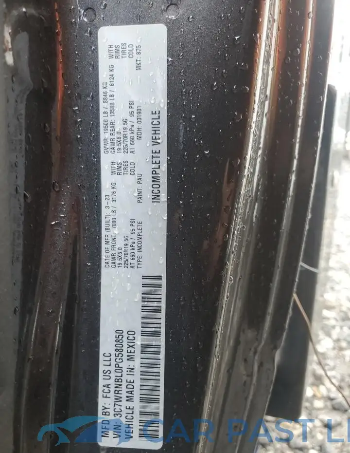 3C7WRNBL0PG580850# 12