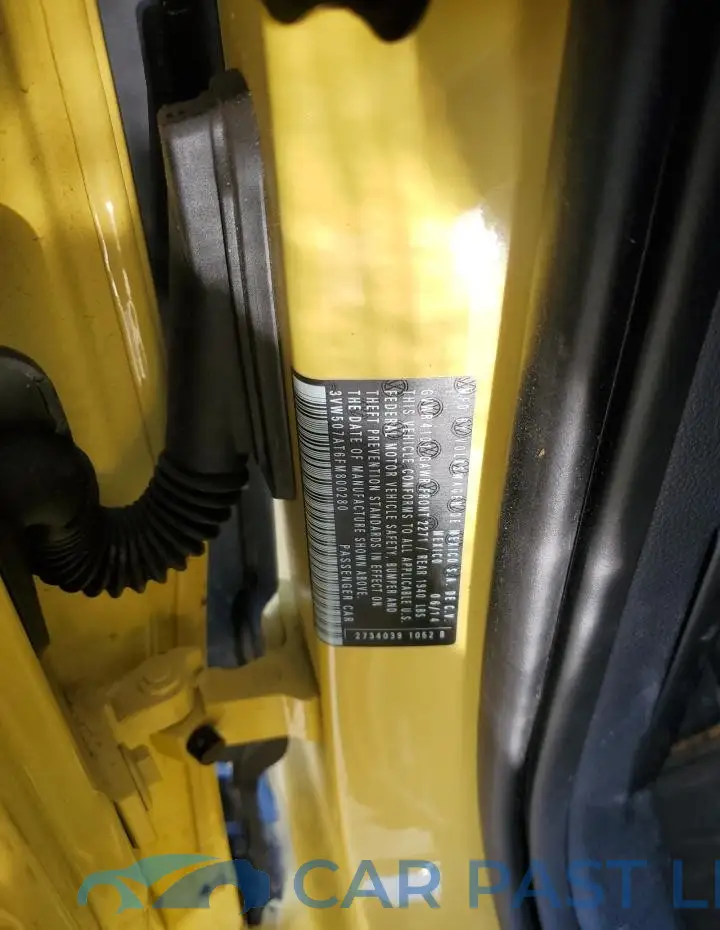 3VW507AT6FM800280# 12