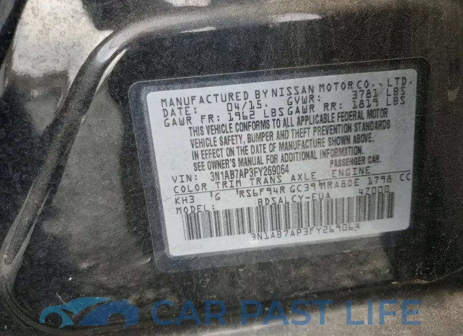 3N1AB7AP3FY269064# 12