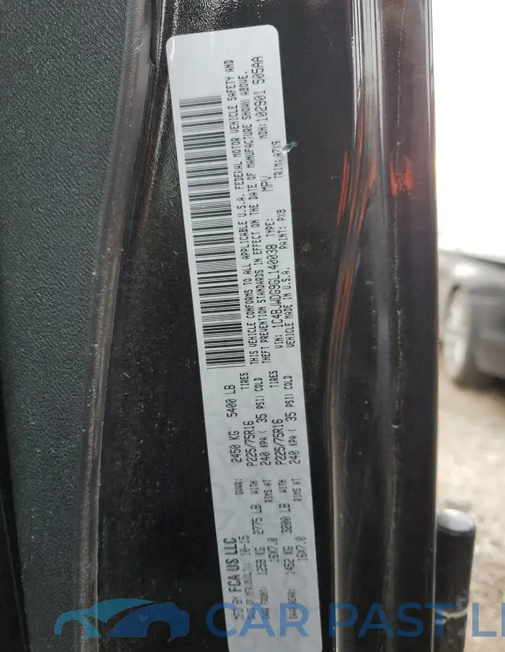 1C4BJWDG9GL140038# 13