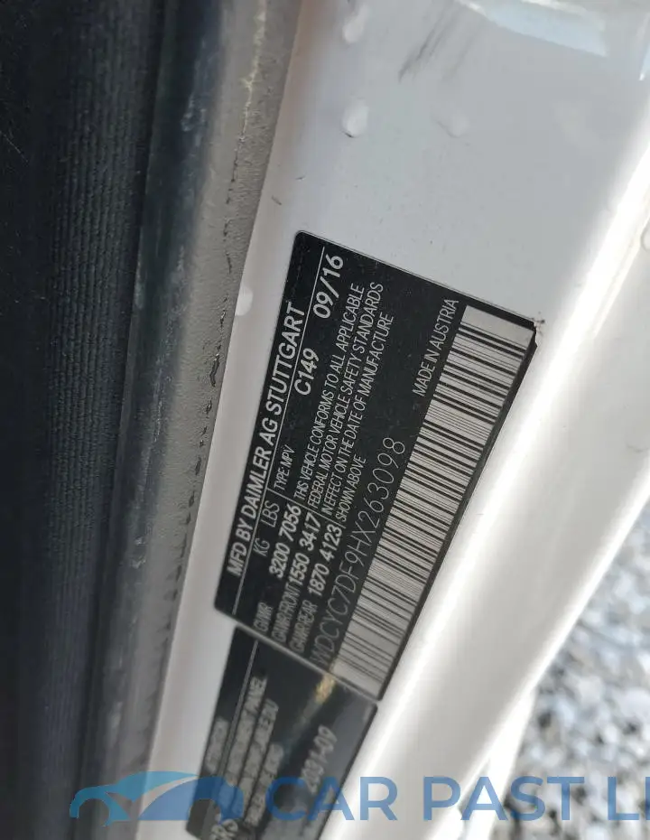 WDCYC7DF9HX263098# 12