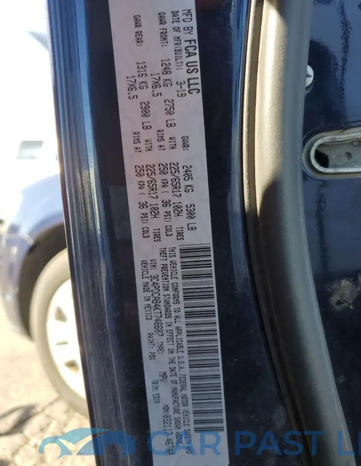 3C4PDCAB4KT746607# 13