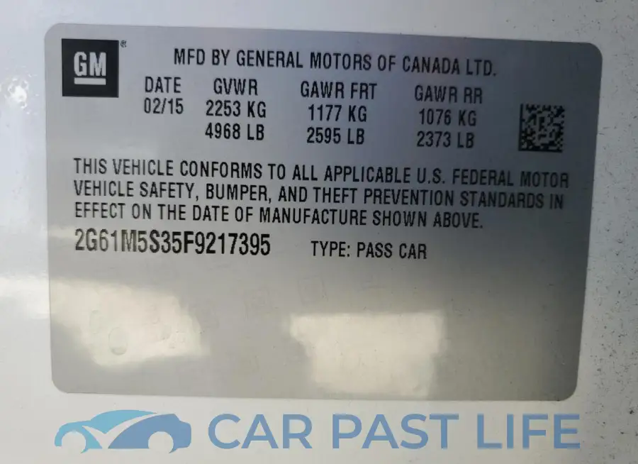 2G61M5S35F9217395# 12