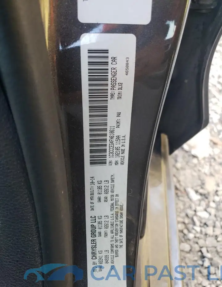 1C3CCCEG4FN610611# 12