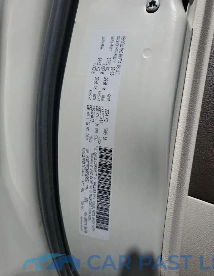 2C4RC1DGXHR609853# 13