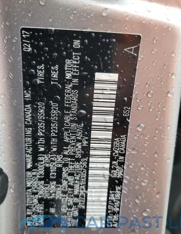 2T2ZZMCA1HC057569# 14