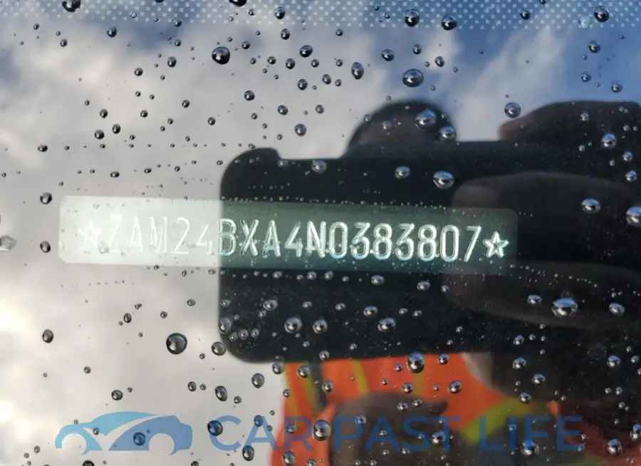 ZAM24BXA4N0383807# 13