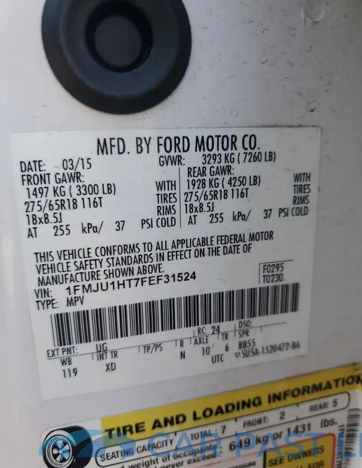 1FMJU1HT7FEF31524# 14