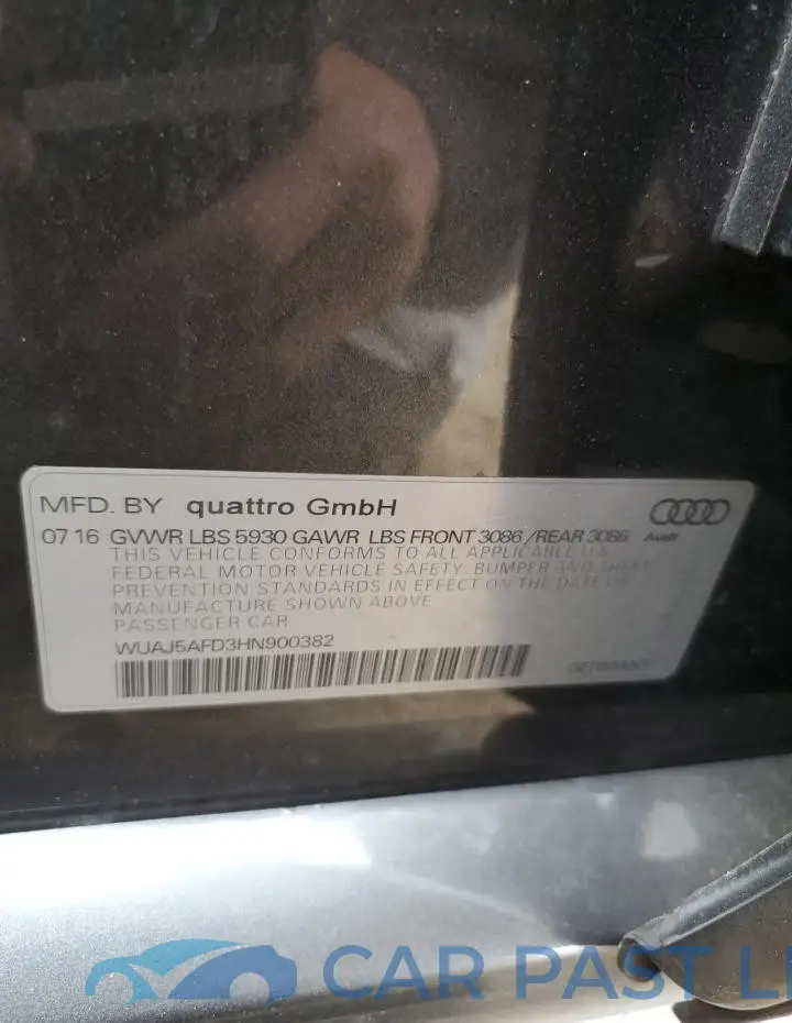 WUAJ5AFD3HN900382# 12