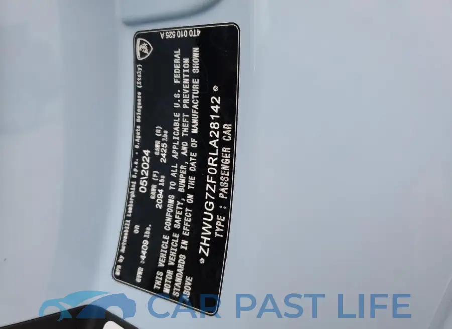 ZHWUG7ZF0RLA28142# 13
