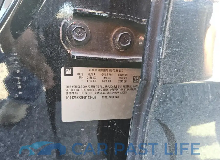1G1125S32FU113400# 12
