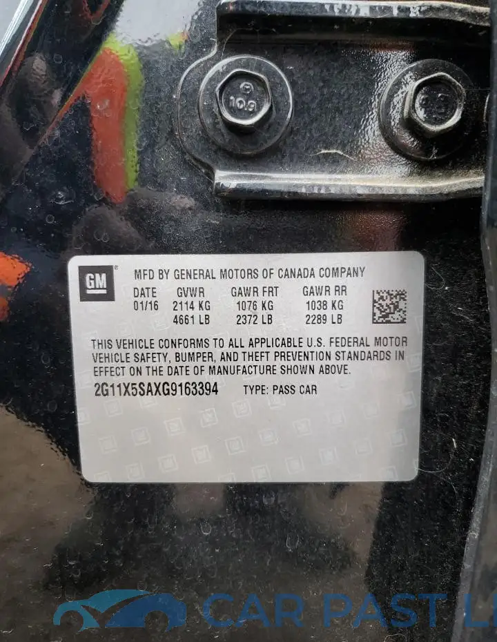 2G11X5SAXG9163394# 12