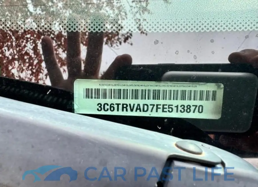 3C6TRVAD7FE513870# 10
