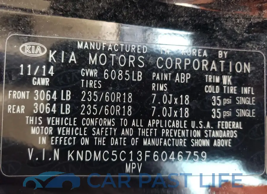 KNDMC5C13F6046759# 13