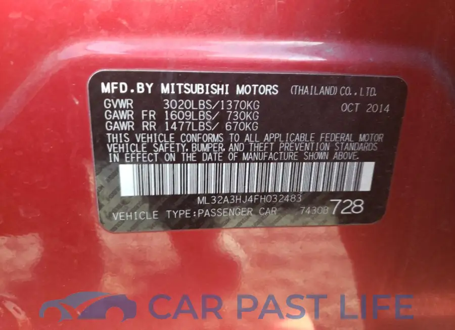 ML32A3HJ4FH032483# 12