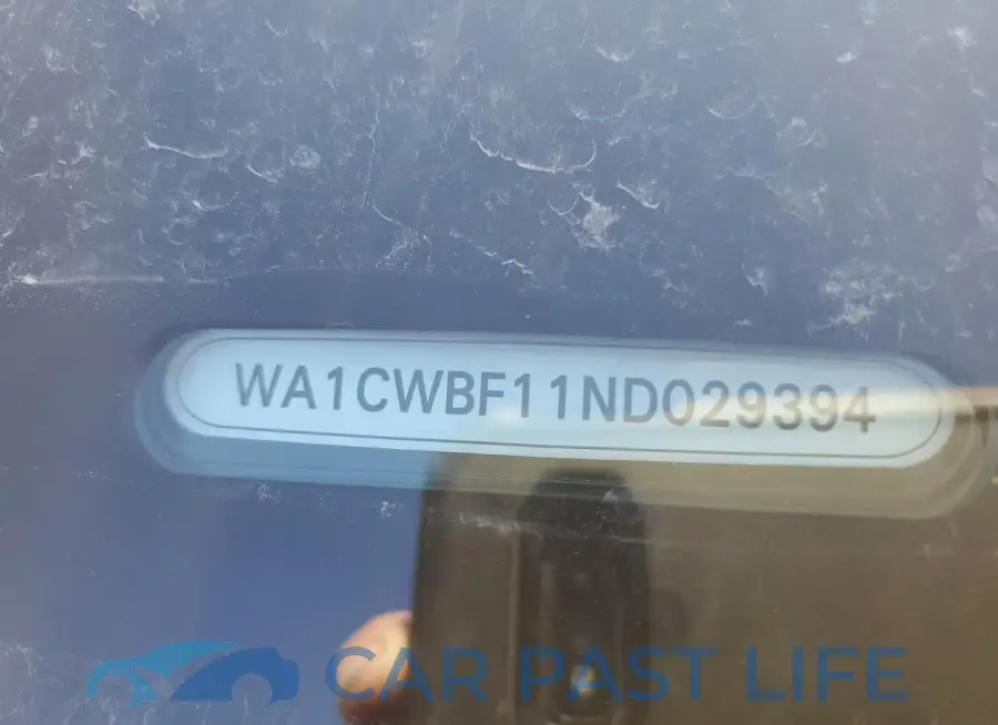 WA1CWBF11ND029394# 13
