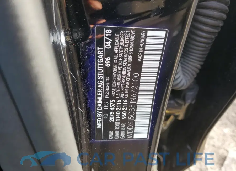 WDDSJ5CB5JN672100# 12