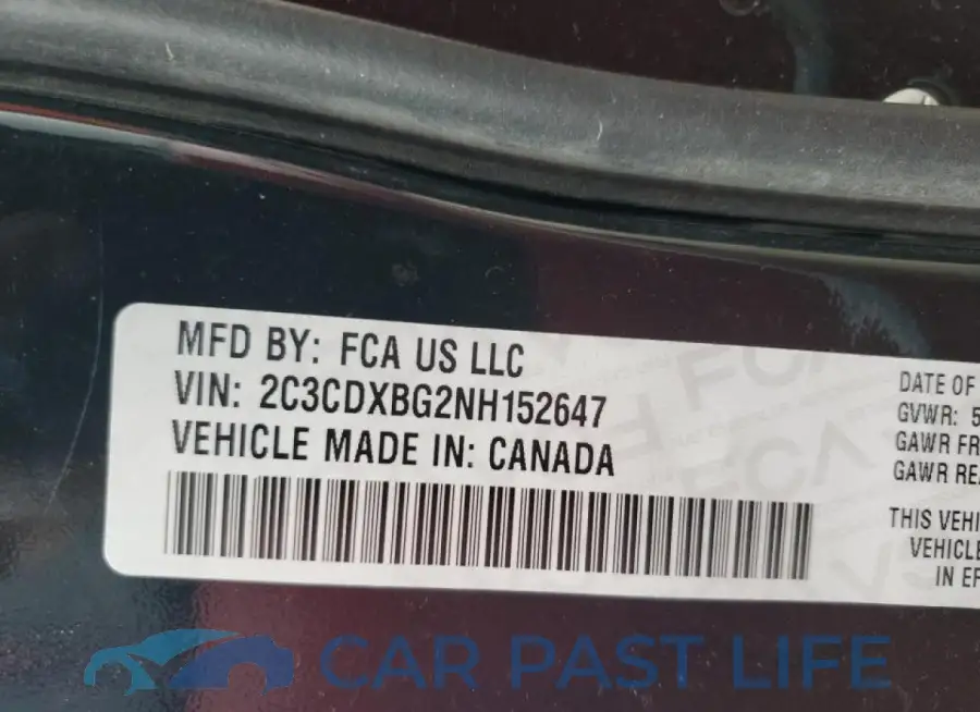 2C3CDXBG2NH152647# 12
