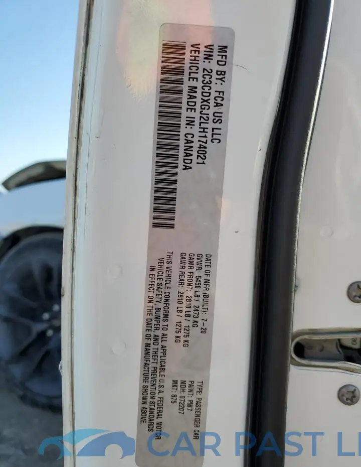 2C3CDXGJ2LH174021# 12