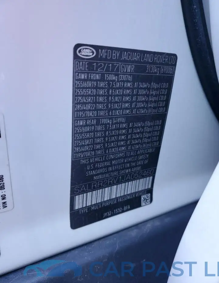 SALRR2RV1JA052460# 13