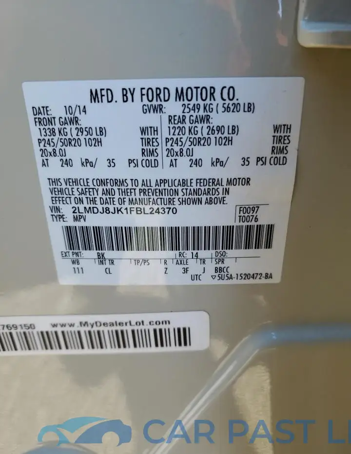 2LMDJ8JK1FBL24370# 13