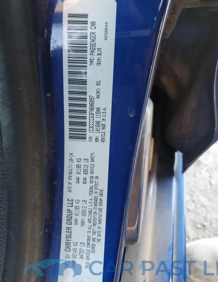 1C3CCCCG3FN606097# 12
