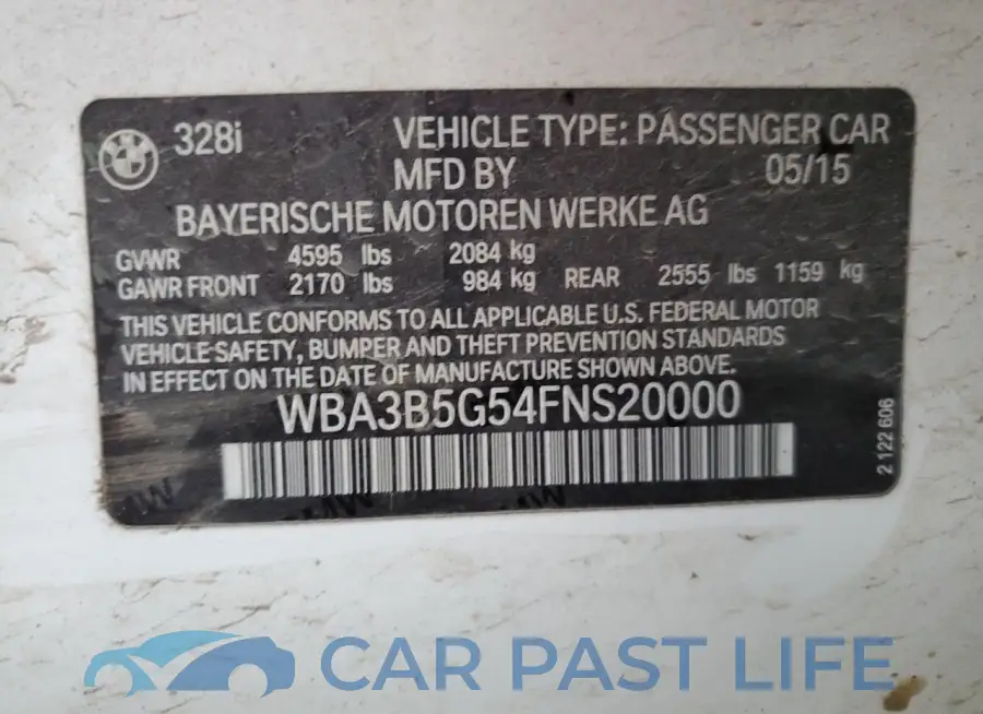 WBA3B5G54FNS20000# 12
