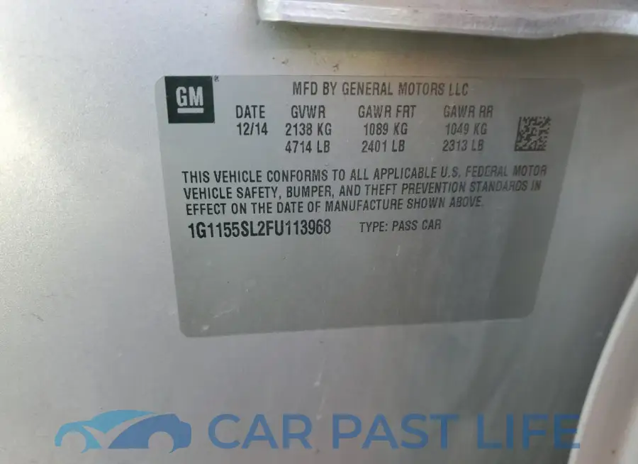 1G1155SL2FU113968# 13