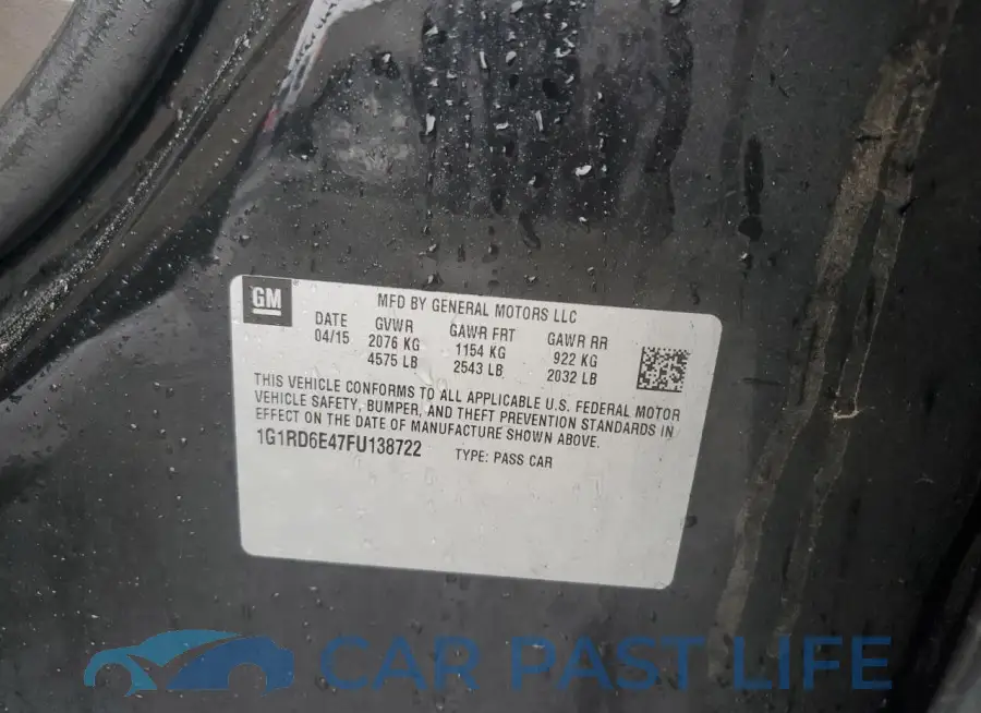 1G1RD6E47FU138722# 12
