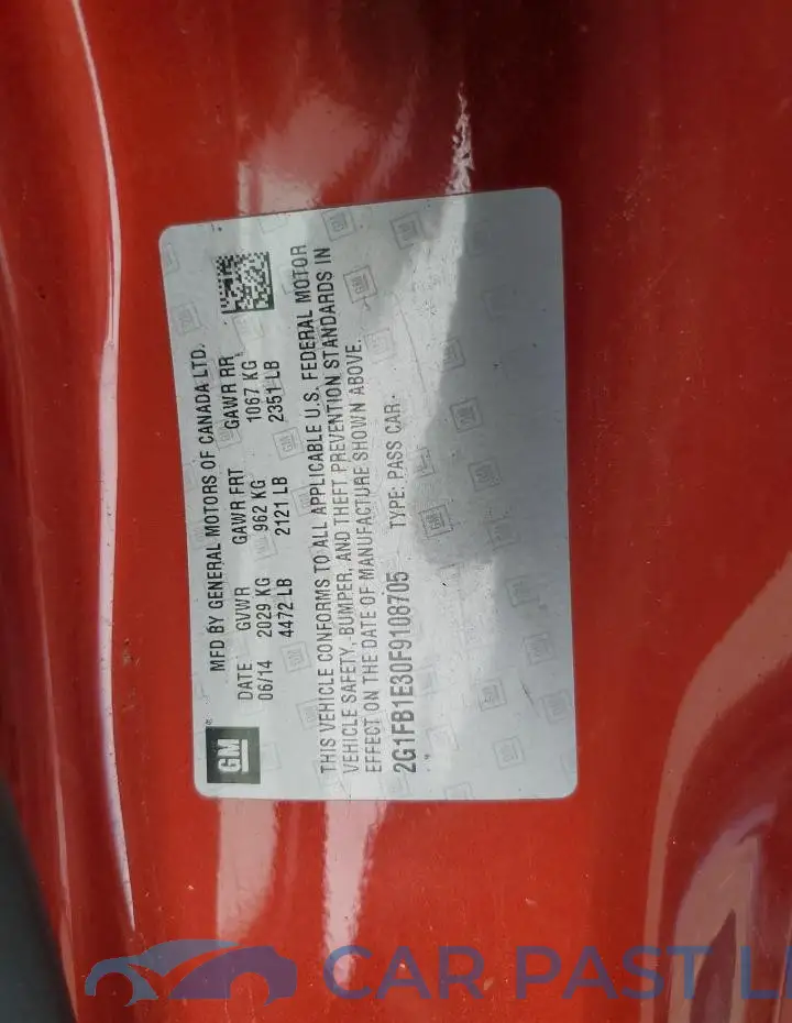 2G1FB1E30F9108705# 13