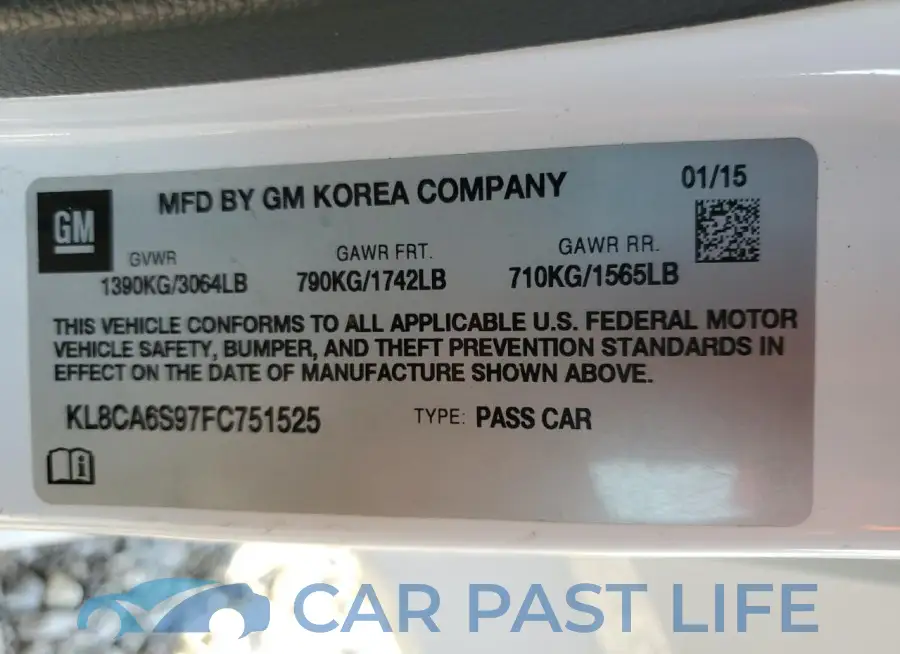 KL8CA6S97FC751525# 12