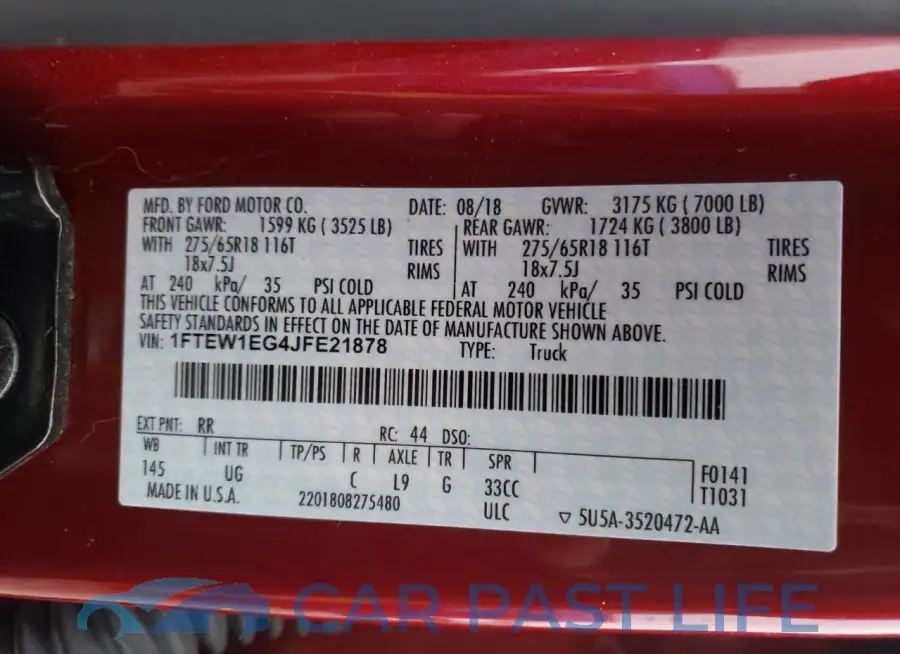 1FTEW1EG4JFE21878# 13