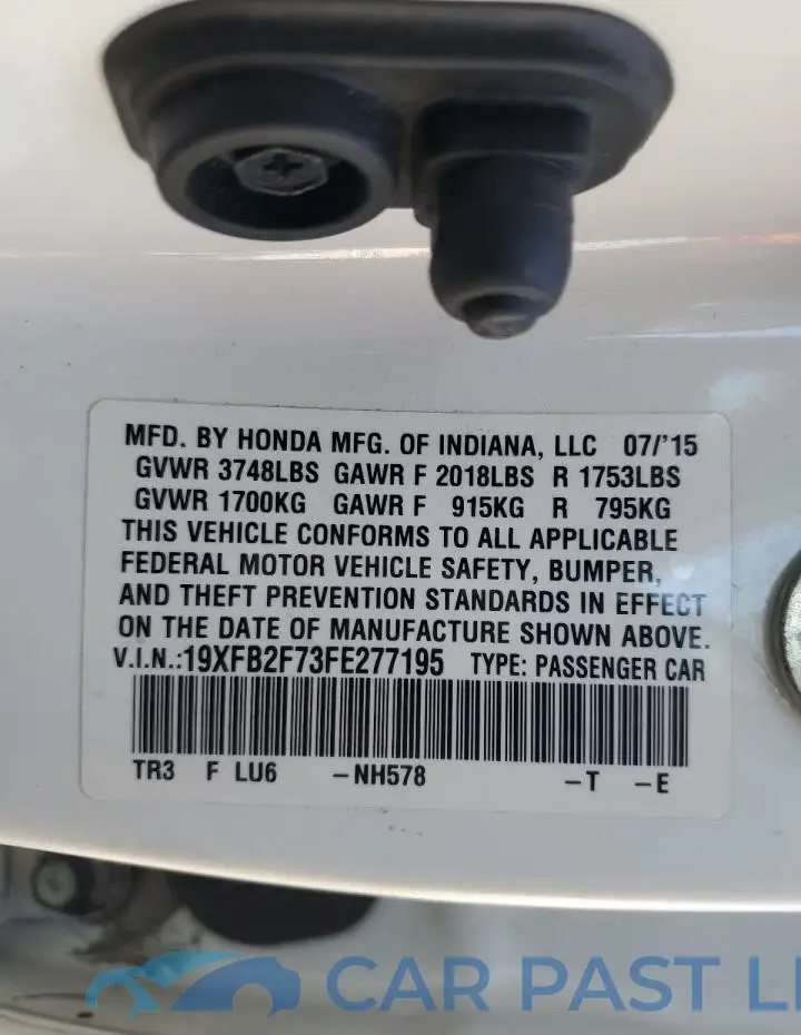 19XFB2F73FE277195# 13