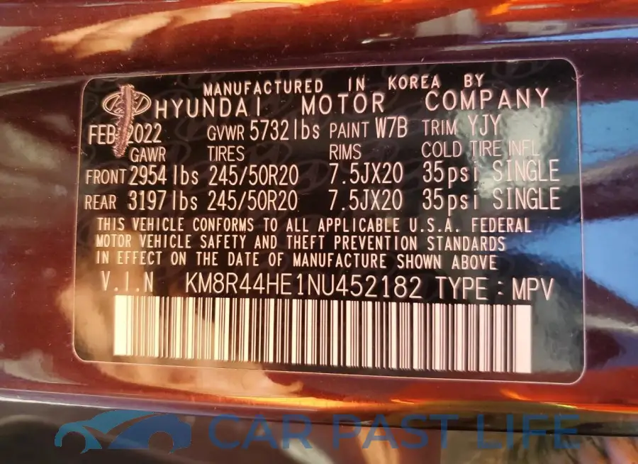 KM8R44HE1NU452182# 13