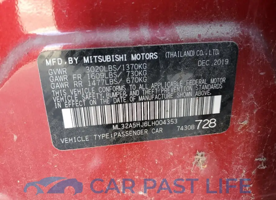 ML32A5HJ6LH004353# 12