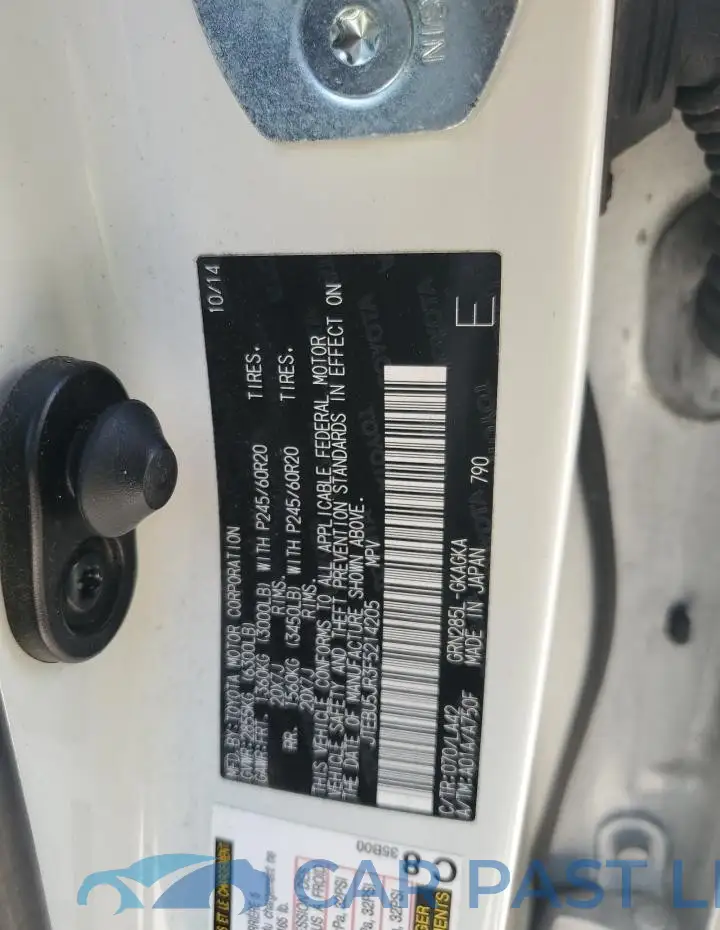 JTEBU5JR3F5214205# 13