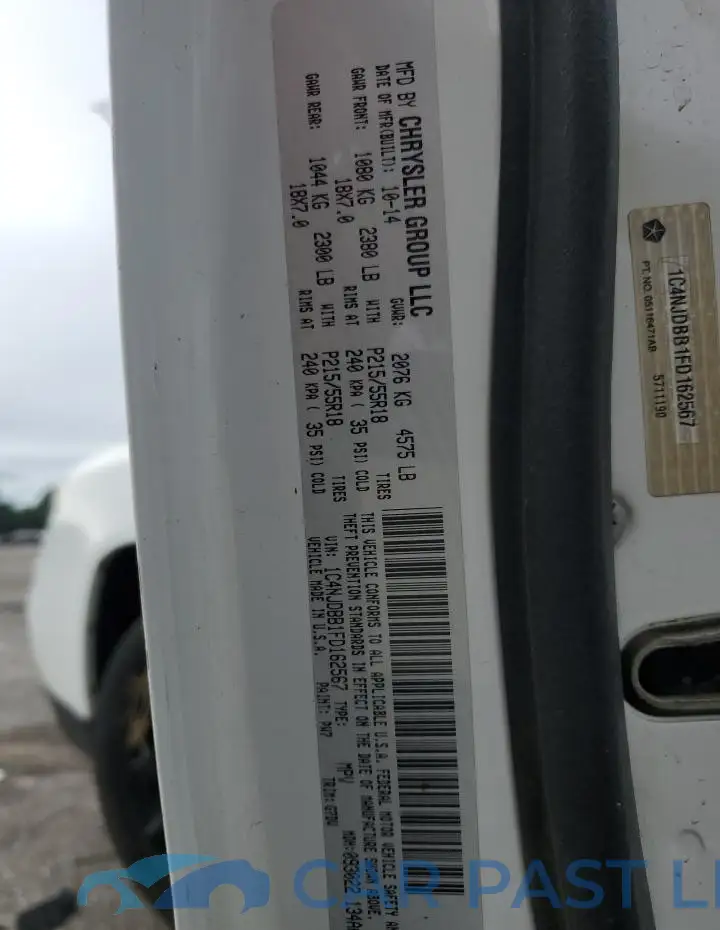 1C4NJDBB1FD162567# 14