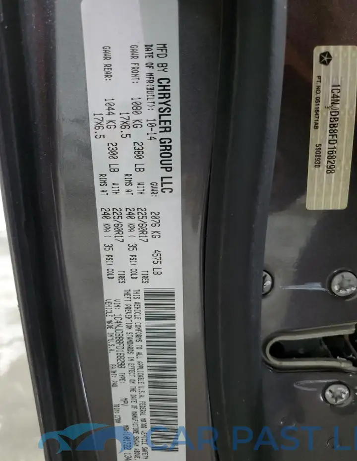 1C4NJDBB8FD168298# 13