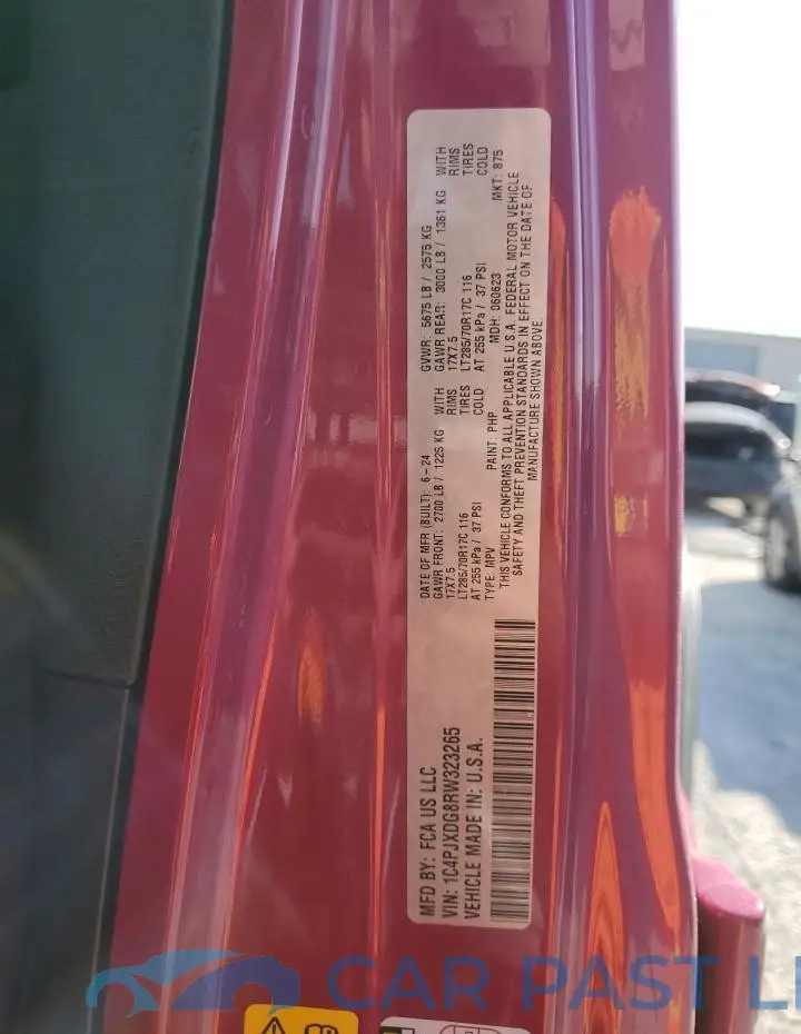 1C4PJXDG8RW323265# 13