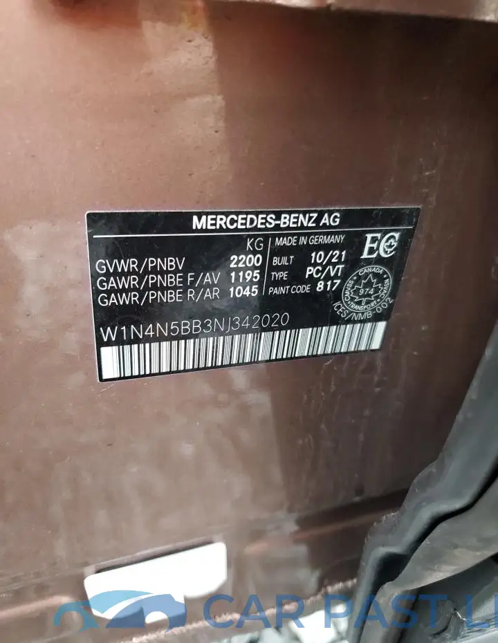 W1N4N5BB3NJ342020# 14