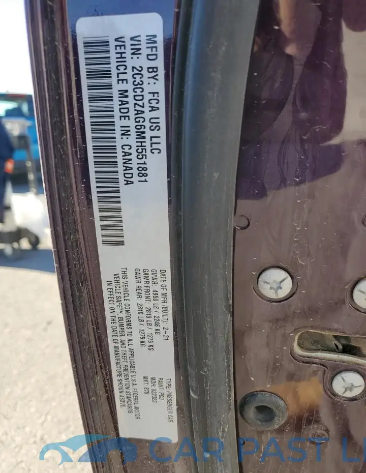 2C3CDZAG6MH551881# 12